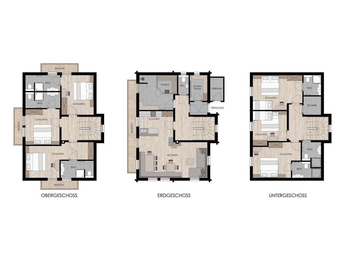 Grundriss Lodge Torstein - Chalets auf der Reiteralm, Pichl-Schladming